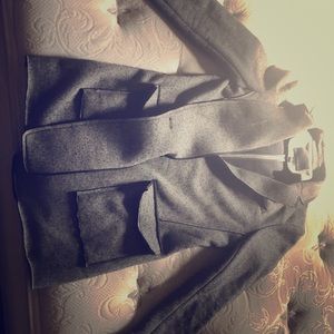 Banana republic gray pea coat